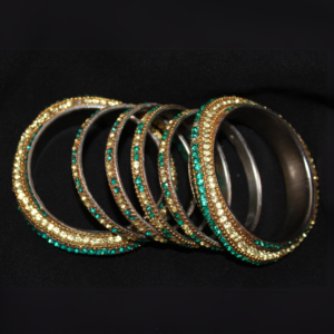 Green & Gold Bangles
