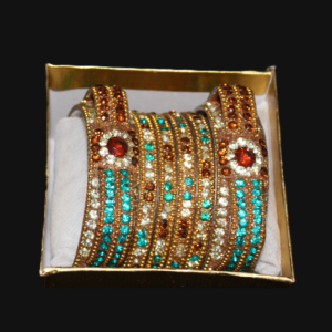 Jade & Brown Square Bangles