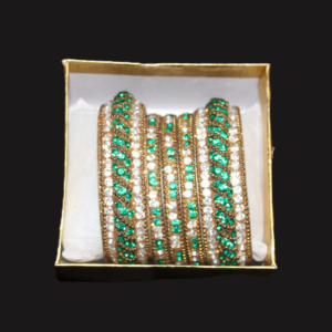 White & Green Bangles