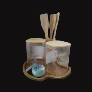 Square Airtight Glass Jar