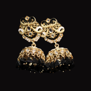 Black & Gold Eastern Earrings