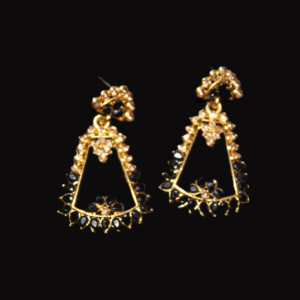 Green & Gold Earrings