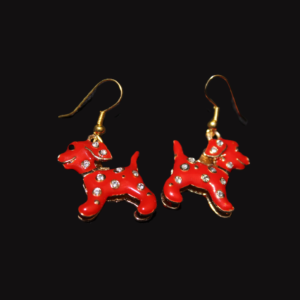 Red Dog Earrings